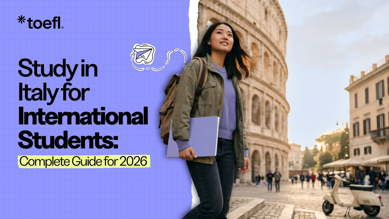 Guia de Estudo em Itália para o TOEFL