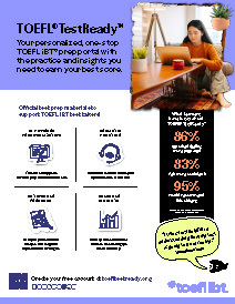 TOEFL TestReady Flyer